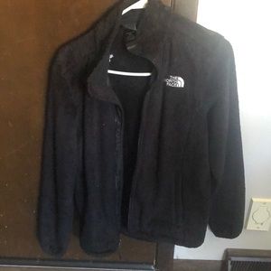 North Face Fuzzy Zip Up